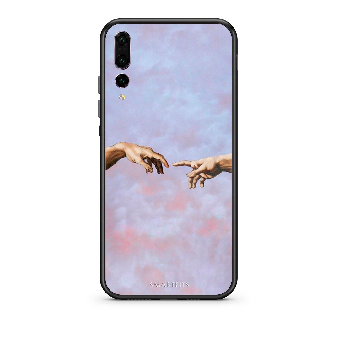 huawei p20 pro Adam Hand θήκη από τη Smartfits με σχέδιο στο πίσω μέρος και μαύρο περίβλημα | Smartphone case with colorful back and black bezels by Smartfits