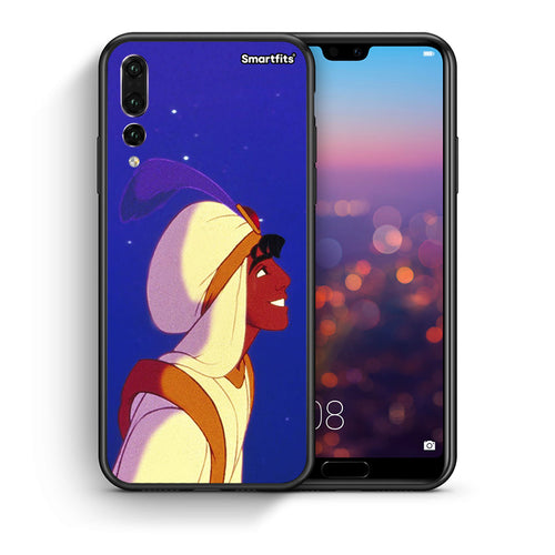 Θήκη Huawei P20 Pro Alladin And Jasmine Love 1 από τη Smartfits με σχέδιο στο πίσω μέρος και μαύρο περίβλημα | Huawei P20 Pro Alladin And Jasmine Love 1 case with colorful back and black bezels