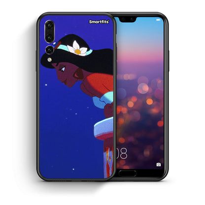 Θήκη Huawei P20 Pro Alladin And Jasmine Love 2 από τη Smartfits με σχέδιο στο πίσω μέρος και μαύρο περίβλημα | Huawei P20 Pro Alladin And Jasmine Love 2 case with colorful back and black bezels