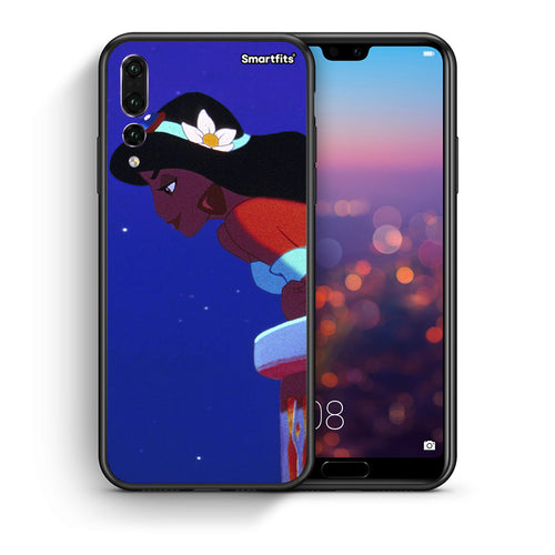 Θήκη Huawei P20 Pro Alladin And Jasmine Love 2 από τη Smartfits με σχέδιο στο πίσω μέρος και μαύρο περίβλημα | Huawei P20 Pro Alladin And Jasmine Love 2 case with colorful back and black bezels