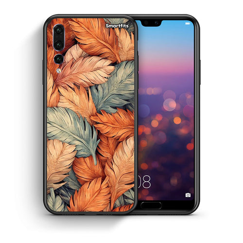 Θήκη Huawei P20 Pro Autumn Leaves από τη Smartfits με σχέδιο στο πίσω μέρος και μαύρο περίβλημα | Huawei P20 Pro Autumn Leaves case with colorful back and black bezels