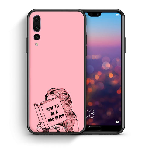 Θήκη Huawei P20 Pro Bad Bitch από τη Smartfits με σχέδιο στο πίσω μέρος και μαύρο περίβλημα | Huawei P20 Pro Bad Bitch case with colorful back and black bezels