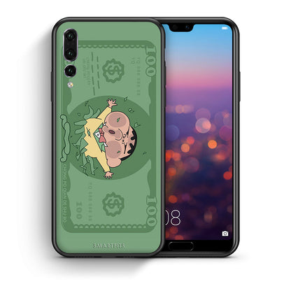 Θήκη Αγίου Βαλεντίνου Huawei P20 Pro Big Money από τη Smartfits με σχέδιο στο πίσω μέρος και μαύρο περίβλημα | Huawei P20 Pro Big Money case with colorful back and black bezels