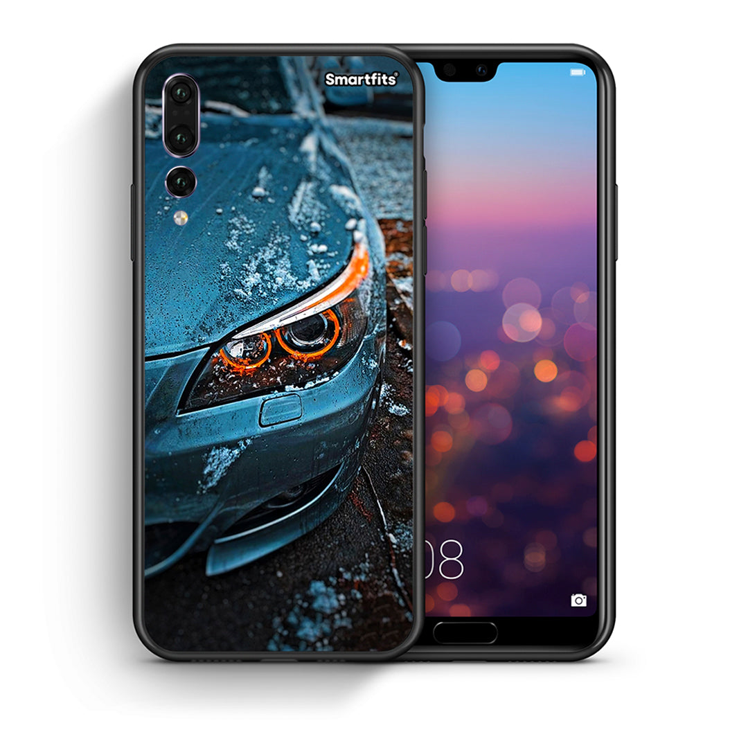 Θήκη Huawei P20 Pro Bmw E60 από τη Smartfits με σχέδιο στο πίσω μέρος και μαύρο περίβλημα | Huawei P20 Pro Bmw E60 case with colorful back and black bezels