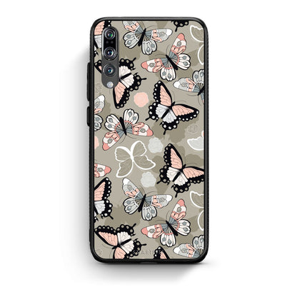 135 - huawei p20 pro Butterflies Boho case, cover, bumper