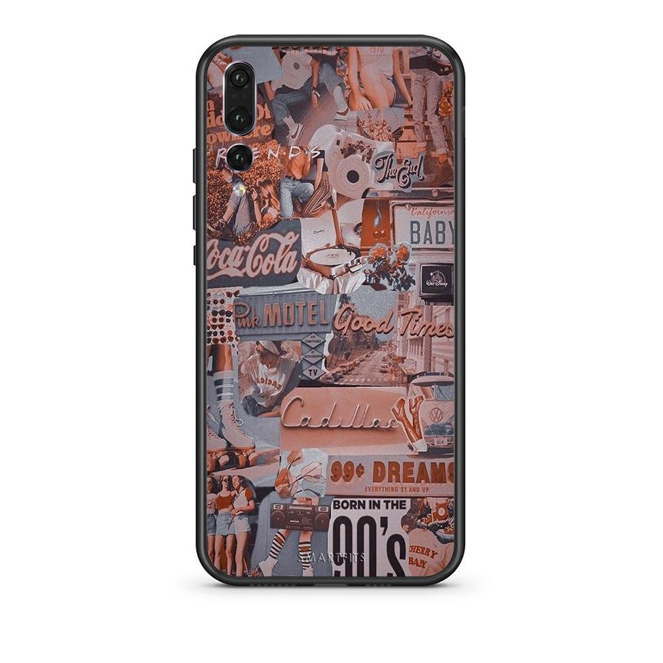 huawei p20 pro Born In 90s θήκη από τη Smartfits με σχέδιο στο πίσω μέρος και μαύρο περίβλημα | Smartphone case with colorful back and black bezels by Smartfits