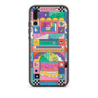 Thumbnail for huawei p20 pro Bubbles Soap θήκη από τη Smartfits με σχέδιο στο πίσω μέρος και μαύρο περίβλημα | Smartphone case with colorful back and black bezels by Smartfits