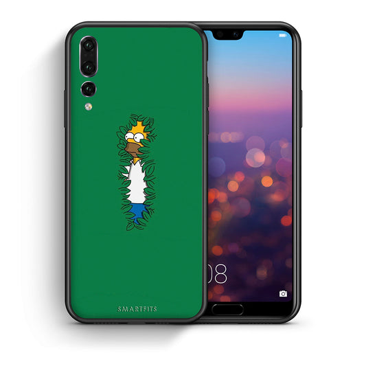 Θήκη Αγίου Βαλεντίνου Huawei P20 Pro Bush Man από τη Smartfits με σχέδιο στο πίσω μέρος και μαύρο περίβλημα | Huawei P20 Pro Bush Man case with colorful back and black bezels
