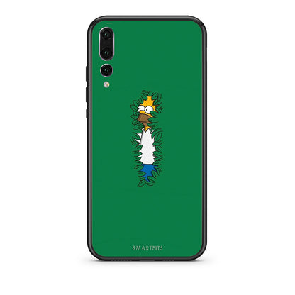 huawei p20 pro Bush Man Θήκη Αγίου Βαλεντίνου από τη Smartfits με σχέδιο στο πίσω μέρος και μαύρο περίβλημα | Smartphone case with colorful back and black bezels by Smartfits