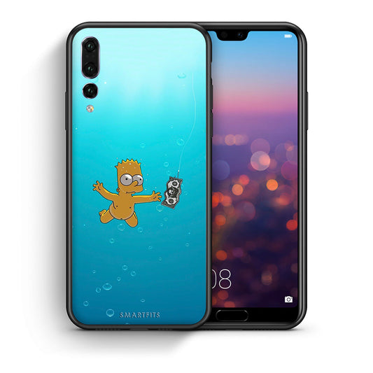 Θήκη Huawei P20 Pro Chasing Money από τη Smartfits με σχέδιο στο πίσω μέρος και μαύρο περίβλημα | Huawei P20 Pro Chasing Money case with colorful back and black bezels