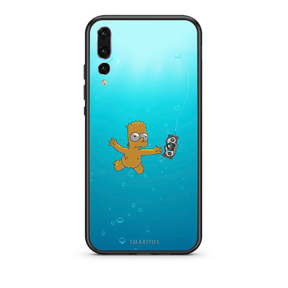 huawei p20 pro Chasing Money θήκη από τη Smartfits με σχέδιο στο πίσω μέρος και μαύρο περίβλημα | Smartphone case with colorful back and black bezels by Smartfits