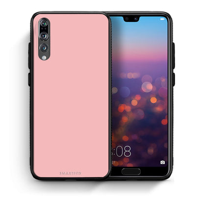 Θήκη Huawei P20 Pro Nude Color από τη Smartfits με σχέδιο στο πίσω μέρος και μαύρο περίβλημα | Huawei P20 Pro Nude Color case with colorful back and black bezels
