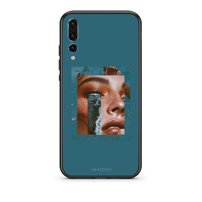 huawei p20 pro Cry An Ocean θήκη από τη Smartfits με σχέδιο στο πίσω μέρος και μαύρο περίβλημα | Smartphone case with colorful back and black bezels by Smartfits