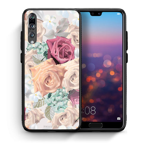 Θήκη Huawei P20 Pro Bouquet Floral από τη Smartfits με σχέδιο στο πίσω μέρος και μαύρο περίβλημα | Huawei P20 Pro Bouquet Floral case with colorful back and black bezels