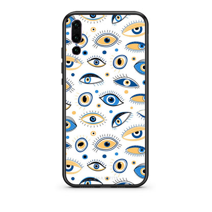 huawei p20 pro Ftou Ftou θήκη από τη Smartfits με σχέδιο στο πίσω μέρος και μαύρο περίβλημα | Smartphone case with colorful back and black bezels by Smartfits