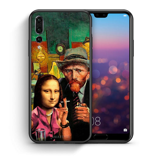Θήκη Huawei P20 Pro Funny Art από τη Smartfits με σχέδιο στο πίσω μέρος και μαύρο περίβλημα | Huawei P20 Pro Funny Art case with colorful back and black bezels