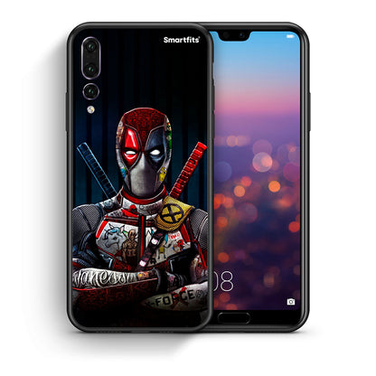 Θήκη Huawei P20 Pro Funny Guy από τη Smartfits με σχέδιο στο πίσω μέρος και μαύρο περίβλημα | Huawei P20 Pro Funny Guy case with colorful back and black bezels