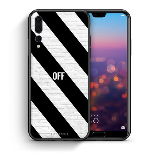 Θήκη Huawei P20 Pro Get Off από τη Smartfits με σχέδιο στο πίσω μέρος και μαύρο περίβλημα | Huawei P20 Pro Get Off case with colorful back and black bezels