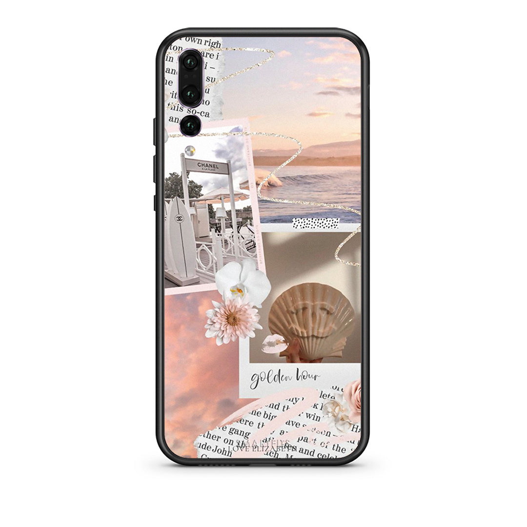 huawei p20 pro Golden Hour Θήκη Αγίου Βαλεντίνου από τη Smartfits με σχέδιο στο πίσω μέρος και μαύρο περίβλημα | Smartphone case with colorful back and black bezels by Smartfits