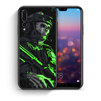 Thumbnail for Θήκη Αγίου Βαλεντίνου Huawei P20 Pro Green Soldier από τη Smartfits με σχέδιο στο πίσω μέρος και μαύρο περίβλημα | Huawei P20 Pro Green Soldier case with colorful back and black bezels