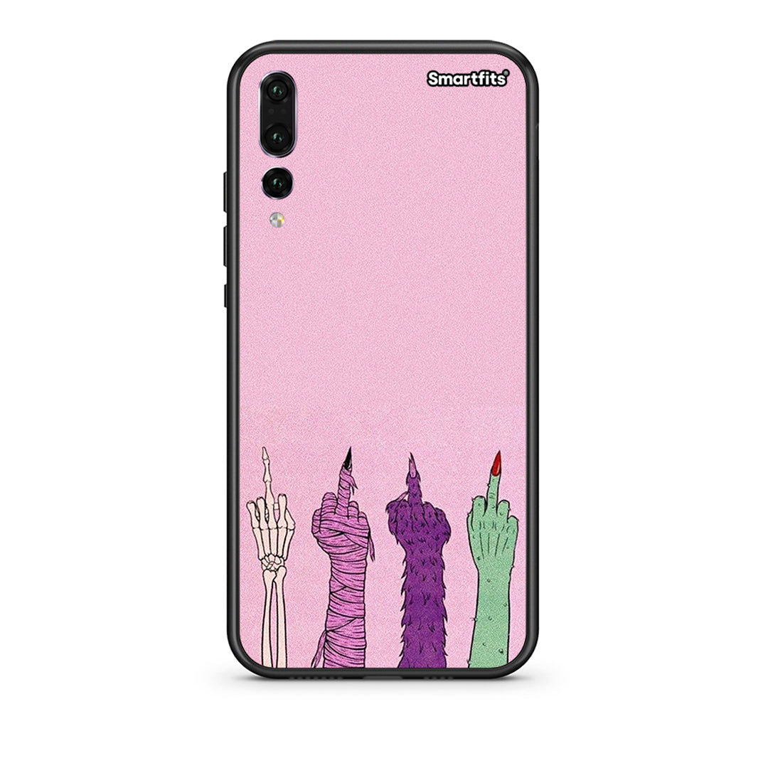 huawei p20 pro Halloween Be A Lady Θήκη από τη Smartfits με σχέδιο στο πίσω μέρος και μαύρο περίβλημα | Smartphone case with colorful back and black bezels by Smartfits