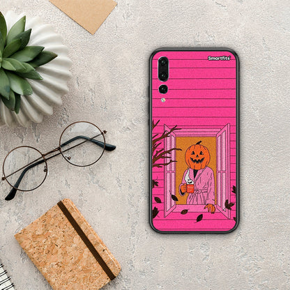 Halloween Pumpkin Lady - Huawei P20 Pro θήκη