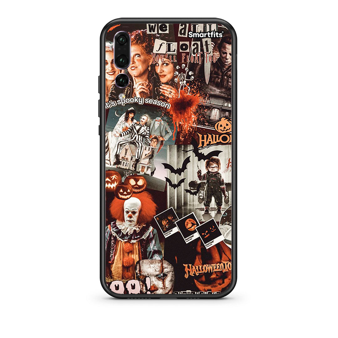 huawei p20 pro Halloween Spooky Season Θήκη από τη Smartfits με σχέδιο στο πίσω μέρος και μαύρο περίβλημα | Smartphone case with colorful back and black bezels by Smartfits