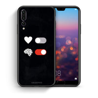 Thumbnail for Θήκη Αγίου Βαλεντίνου Huawei P20 Pro Heart Vs Brain από τη Smartfits με σχέδιο στο πίσω μέρος και μαύρο περίβλημα | Huawei P20 Pro Heart Vs Brain case with colorful back and black bezels