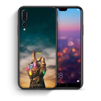 Θήκη Huawei P20 Pro Infinity Snap από τη Smartfits με σχέδιο στο πίσω μέρος και μαύρο περίβλημα | Huawei P20 Pro Infinity Snap case with colorful back and black bezels