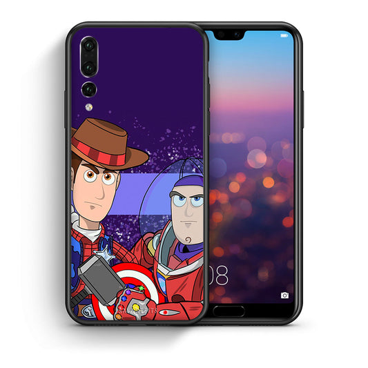 Θήκη Huawei P20 Pro Infinity Story από τη Smartfits με σχέδιο στο πίσω μέρος και μαύρο περίβλημα | Huawei P20 Pro Infinity Story case with colorful back and black bezels