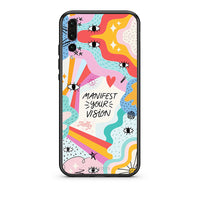 Thumbnail for huawei p20 pro Manifest Your Vision θήκη από τη Smartfits με σχέδιο στο πίσω μέρος και μαύρο περίβλημα | Smartphone case with colorful back and black bezels by Smartfits