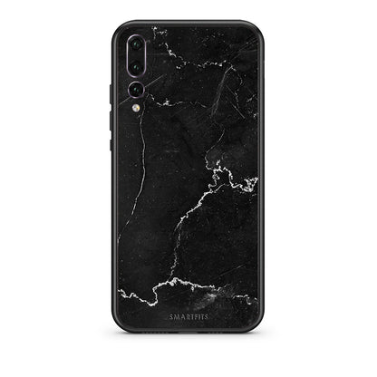 huawei p20 pro Marble Black θήκη από τη Smartfits με σχέδιο στο πίσω μέρος και μαύρο περίβλημα | Smartphone case with colorful back and black bezels by Smartfits