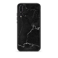 Thumbnail for huawei p20 pro Marble Black θήκη από τη Smartfits με σχέδιο στο πίσω μέρος και μαύρο περίβλημα | Smartphone case with colorful back and black bezels by Smartfits