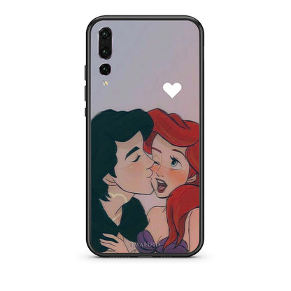 huawei p20 pro Mermaid Love Θήκη Αγίου Βαλεντίνου από τη Smartfits με σχέδιο στο πίσω μέρος και μαύρο περίβλημα | Smartphone case with colorful back and black bezels by Smartfits