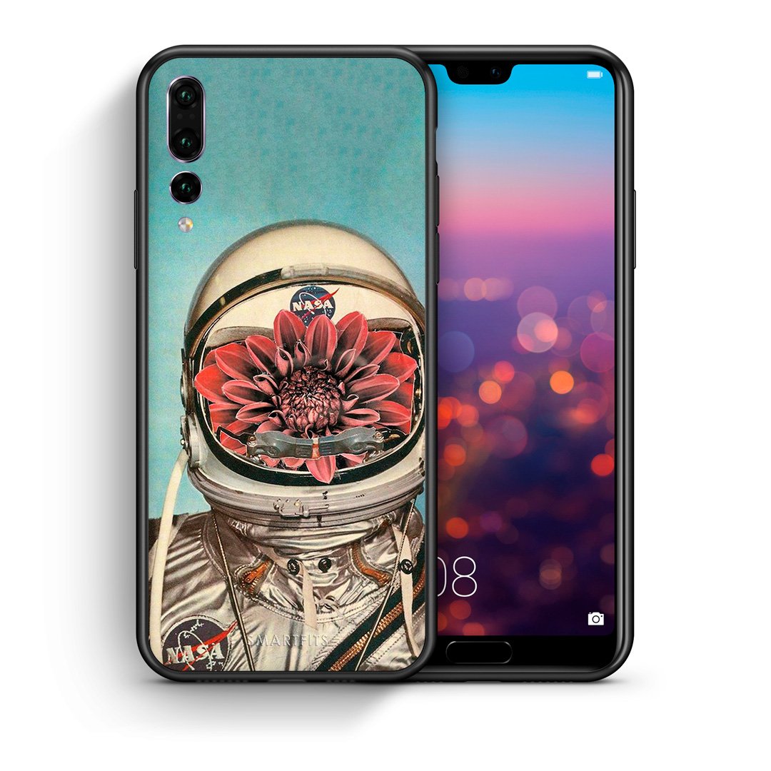 Θήκη Huawei P20 Pro Nasa Bloom από τη Smartfits με σχέδιο στο πίσω μέρος και μαύρο περίβλημα | Huawei P20 Pro Nasa Bloom case with colorful back and black bezels