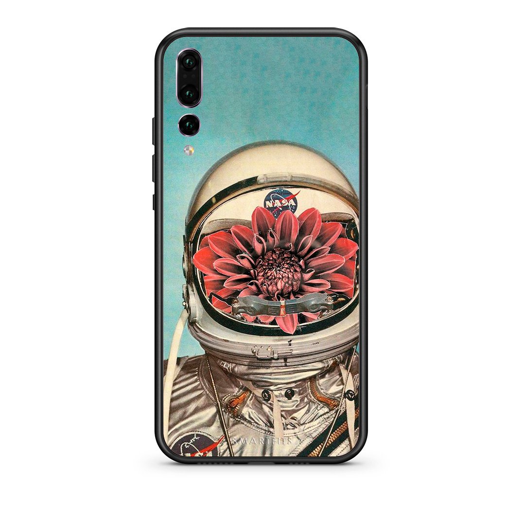 huawei p20 pro Nasa Bloom θήκη από τη Smartfits με σχέδιο στο πίσω μέρος και μαύρο περίβλημα | Smartphone case with colorful back and black bezels by Smartfits