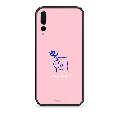 huawei p20 pro Nice Day θήκη από τη Smartfits με σχέδιο στο πίσω μέρος και μαύρο περίβλημα | Smartphone case with colorful back and black bezels by Smartfits