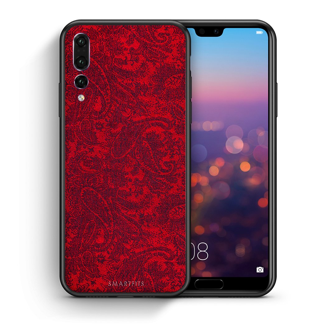 Θήκη Huawei P20 Pro Paisley Cashmere από τη Smartfits με σχέδιο στο πίσω μέρος και μαύρο περίβλημα | Huawei P20 Pro Paisley Cashmere case with colorful back and black bezels