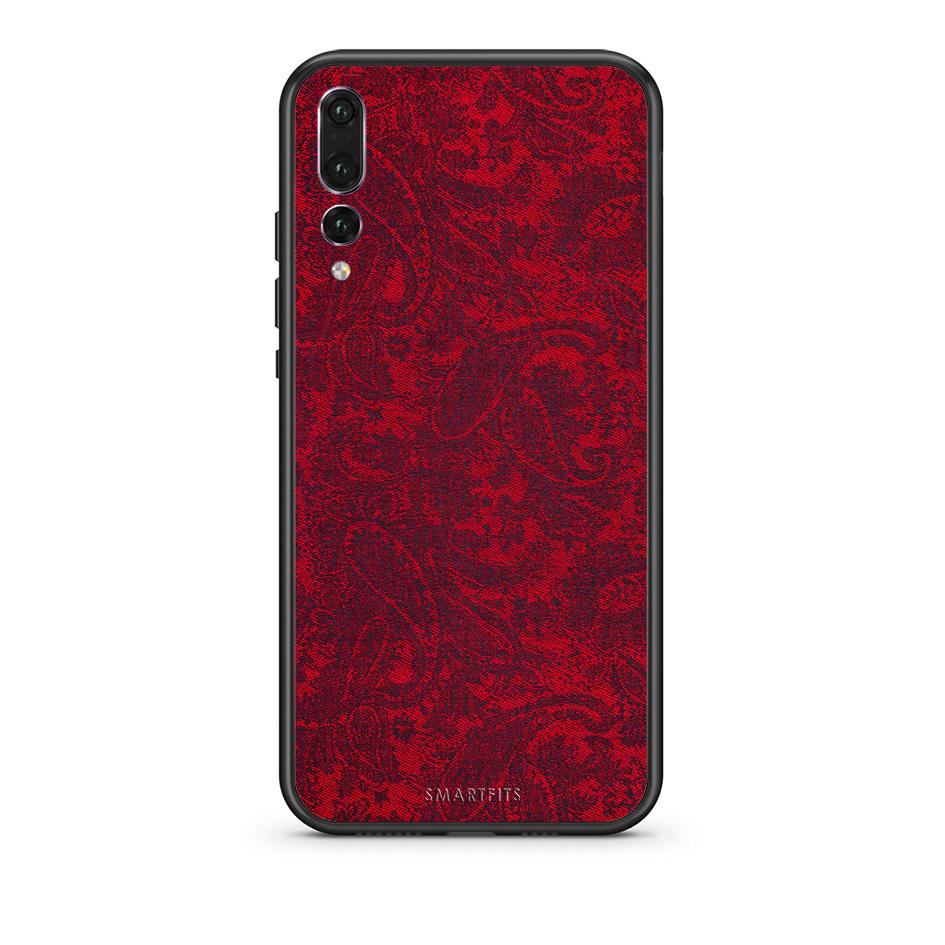 huawei p20 pro Paisley Cashmere θήκη από τη Smartfits με σχέδιο στο πίσω μέρος και μαύρο περίβλημα | Smartphone case with colorful back and black bezels by Smartfits