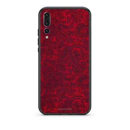 huawei p20 pro Paisley Cashmere θήκη από τη Smartfits με σχέδιο στο πίσω μέρος και μαύρο περίβλημα | Smartphone case with colorful back and black bezels by Smartfits
