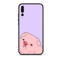 Thumbnail for huawei p20 pro Pig Love 2 Θήκη Αγίου Βαλεντίνου από τη Smartfits με σχέδιο στο πίσω μέρος και μαύρο περίβλημα | Smartphone case with colorful back and black bezels by Smartfits