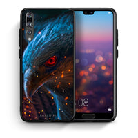 Thumbnail for Θήκη Huawei P20 Pro Eagle PopArt από τη Smartfits με σχέδιο στο πίσω μέρος και μαύρο περίβλημα | Huawei P20 Pro Eagle PopArt case with colorful back and black bezels