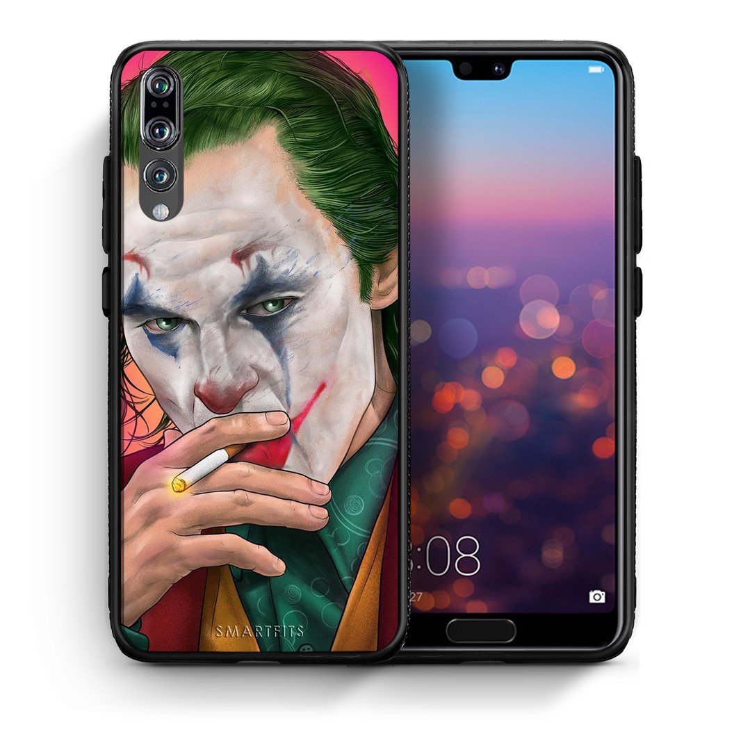 Θήκη Huawei P20 Pro JokesOnU PopArt από τη Smartfits με σχέδιο στο πίσω μέρος και μαύρο περίβλημα | Huawei P20 Pro JokesOnU PopArt case with colorful back and black bezels