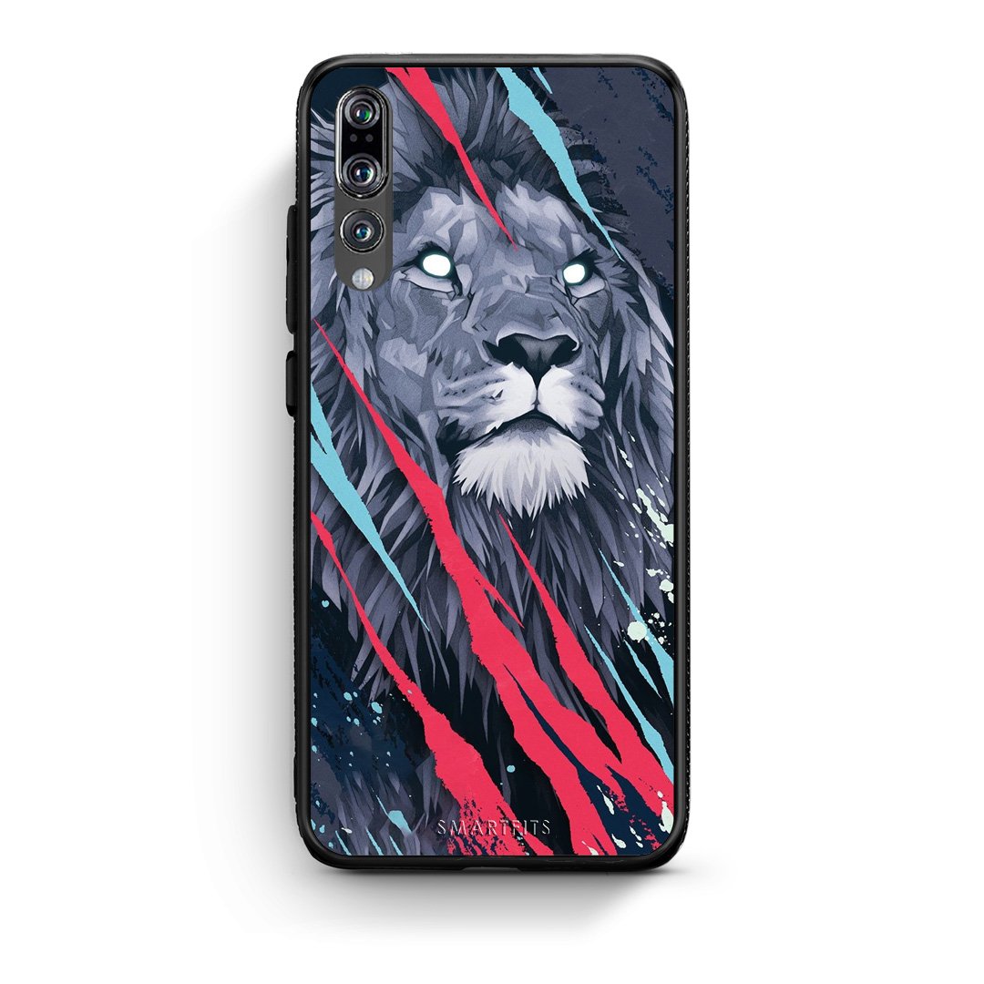 4 - huawei p20 pro Lion Designer PopArt case, cover, bumper