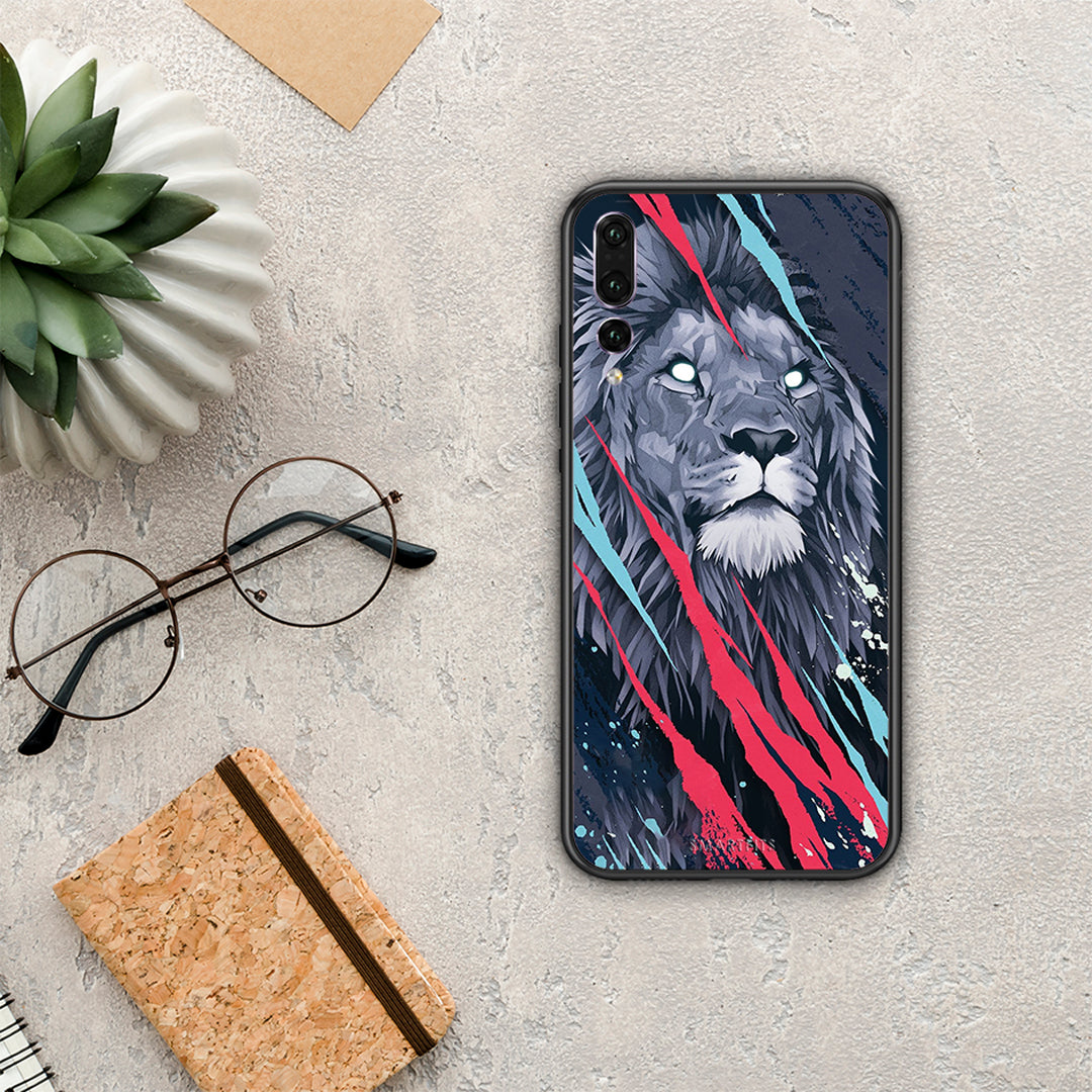 PopArt Lion Designer - Huawei P20 Pro θήκη