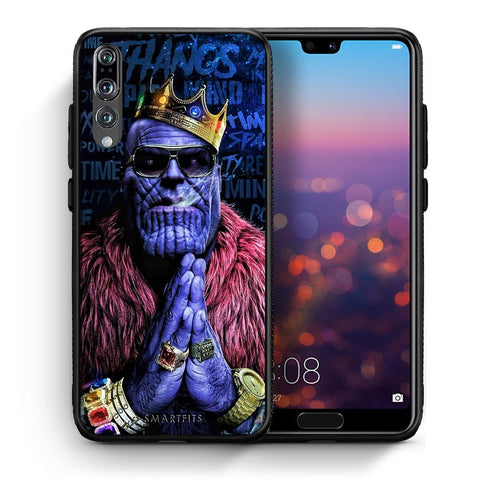 Θήκη Huawei P20 Pro Thanos PopArt από τη Smartfits με σχέδιο στο πίσω μέρος και μαύρο περίβλημα | Huawei P20 Pro Thanos PopArt case with colorful back and black bezels