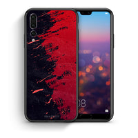 Thumbnail for Θήκη Αγίου Βαλεντίνου Huawei P20 Pro Red Paint από τη Smartfits με σχέδιο στο πίσω μέρος και μαύρο περίβλημα | Huawei P20 Pro Red Paint case with colorful back and black bezels