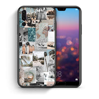Thumbnail for Θήκη Huawei P20 Pro Retro Beach Life από τη Smartfits με σχέδιο στο πίσω μέρος και μαύρο περίβλημα | Huawei P20 Pro Retro Beach Life case with colorful back and black bezels