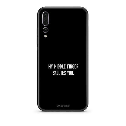 huawei p20 pro Salute θήκη από τη Smartfits με σχέδιο στο πίσω μέρος και μαύρο περίβλημα | Smartphone case with colorful back and black bezels by Smartfits