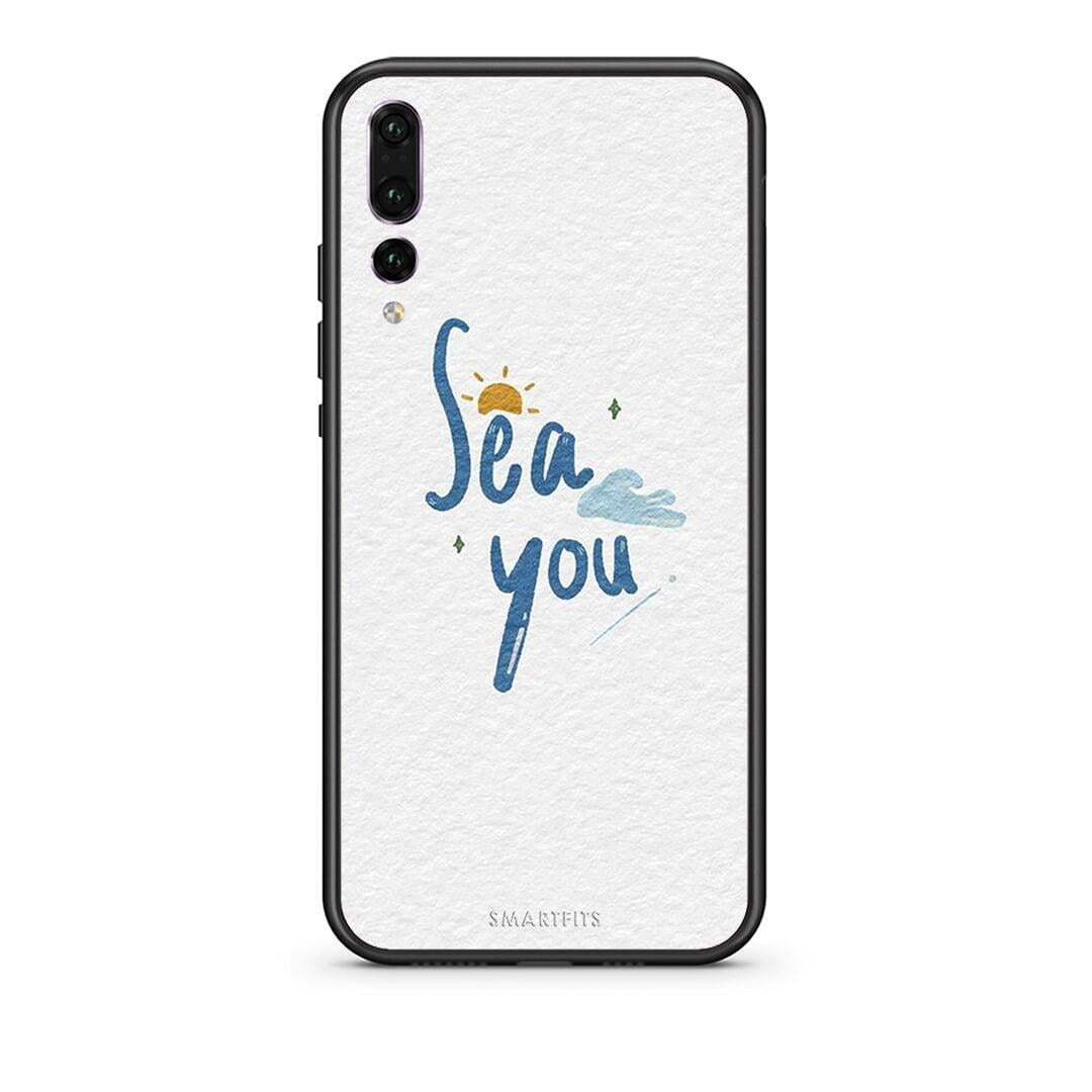 huawei p20 pro Sea You Θήκη από τη Smartfits με σχέδιο στο πίσω μέρος και μαύρο περίβλημα | Smartphone case with colorful back and black bezels by Smartfits